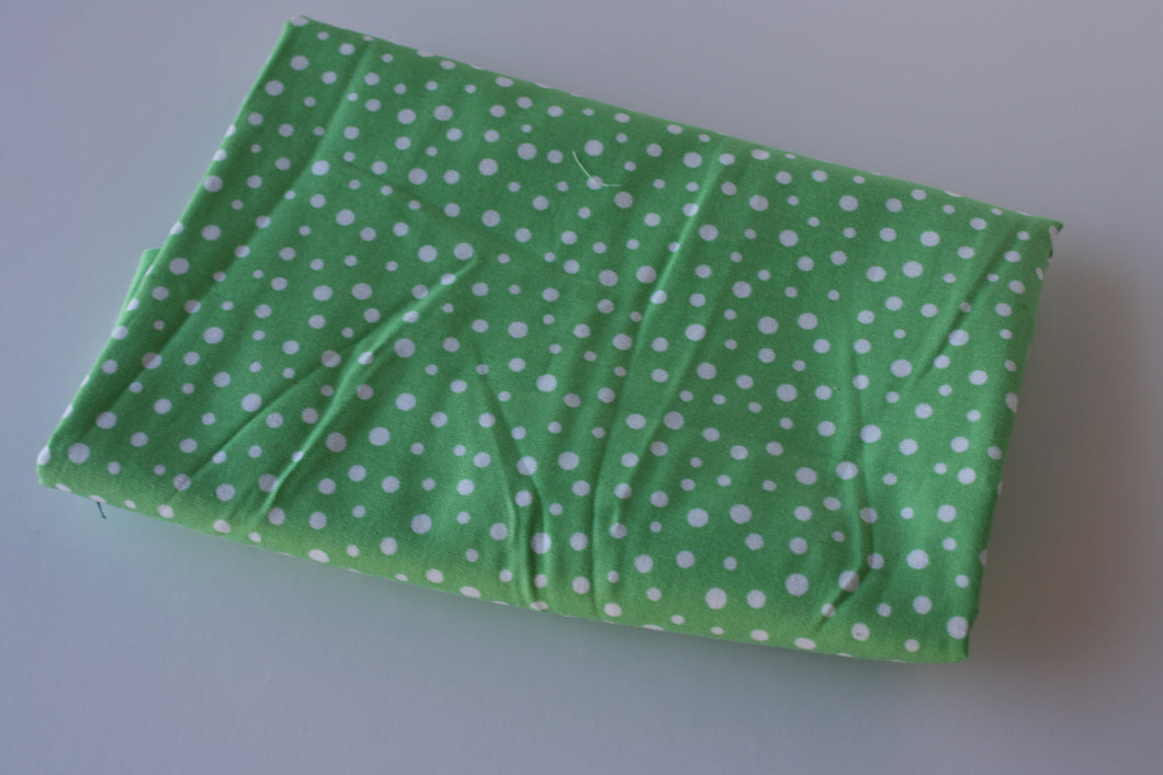 3/8+ yard green dot fabric- World of SusyBee for Hamil Textiles