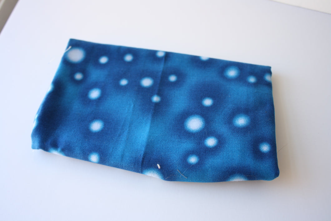 Fat 1/4 blue starry night fabric