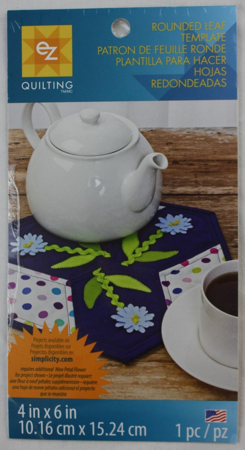 EZ Quilting Rounded Leaf Template