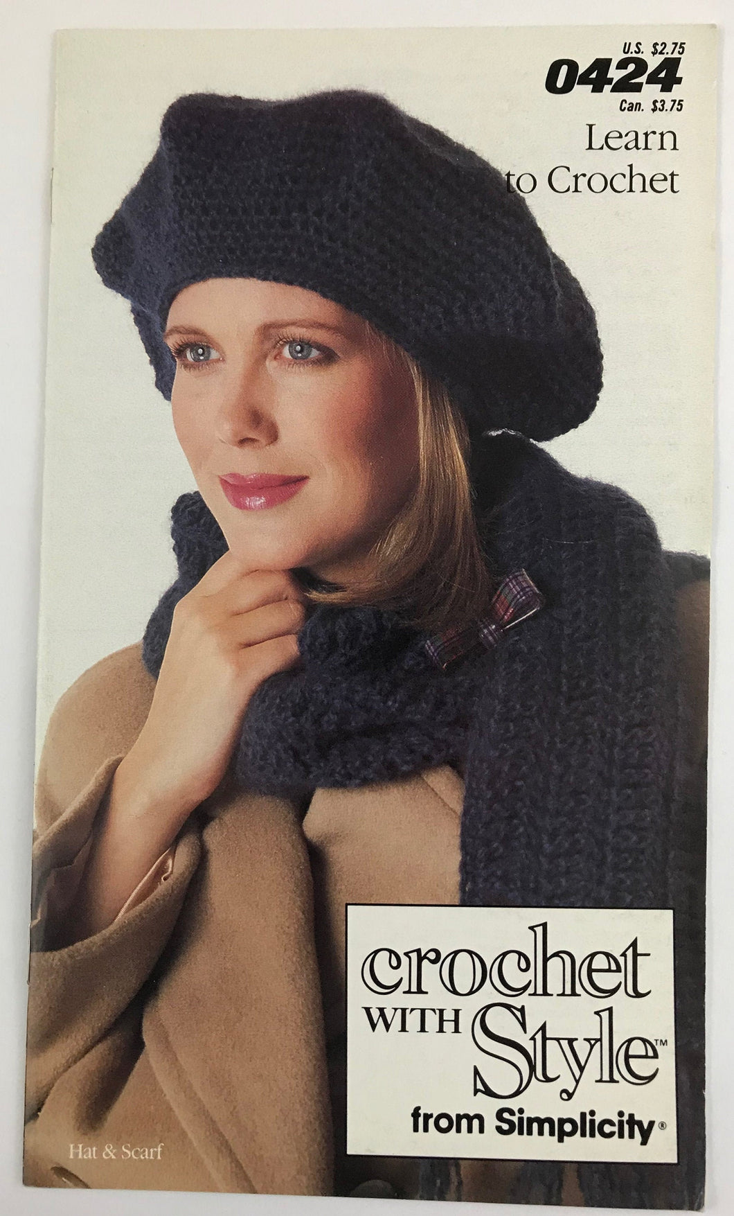 Vintage Crochet With Style From Simplicity Pattern Book: #424-Learn to Crochet