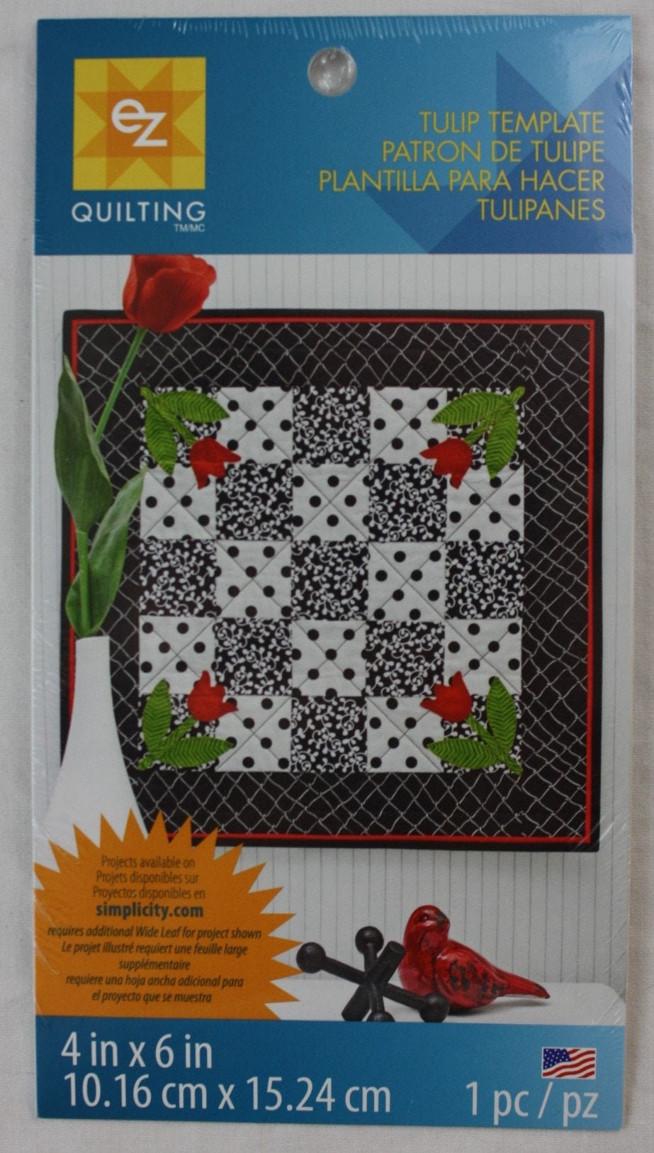 EZ Quilting Tulip Template