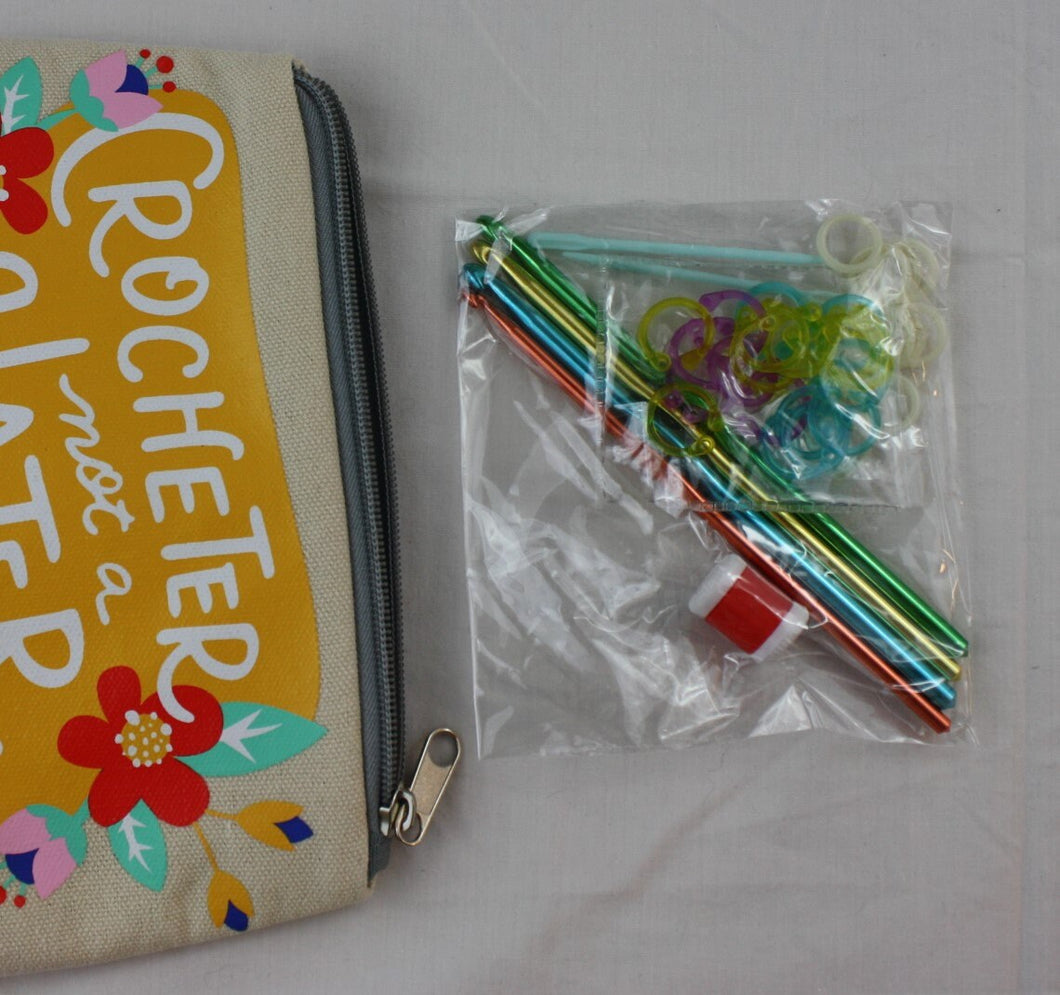 Boye Crocheter Not A Hater Pouch Set
