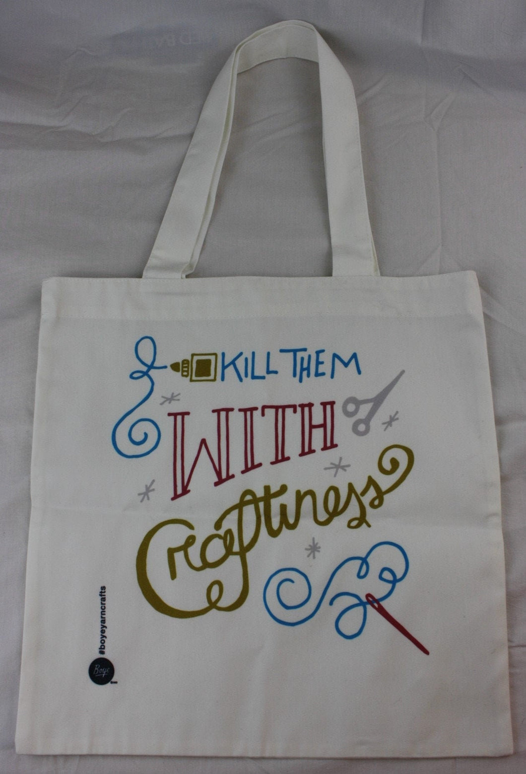 Boye Kill Them With Craftiness Tote Bag - Unpackaged