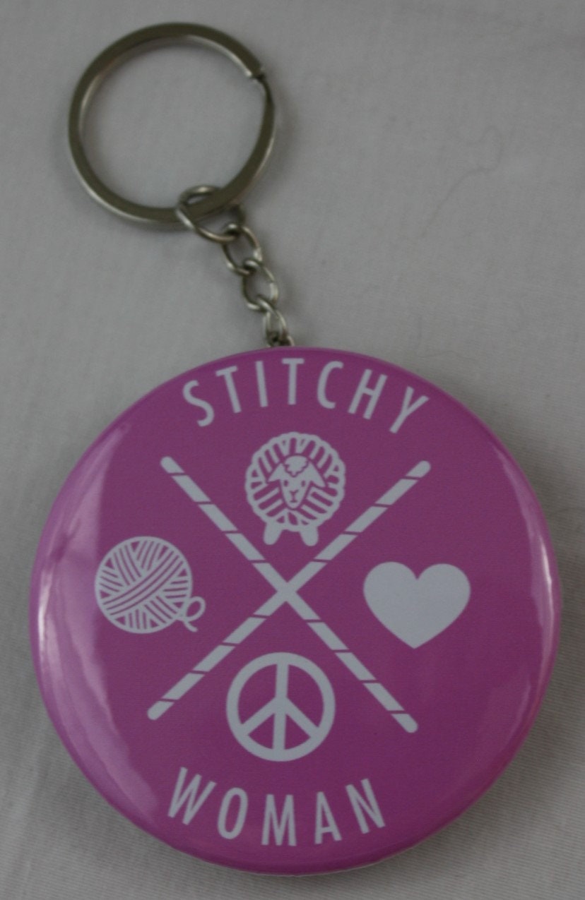 Stitchy Woman Keychain